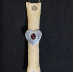 Silver ring with garnet new