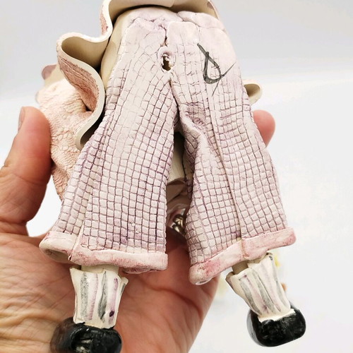 Italian ceramic clown like new, handmade unique art