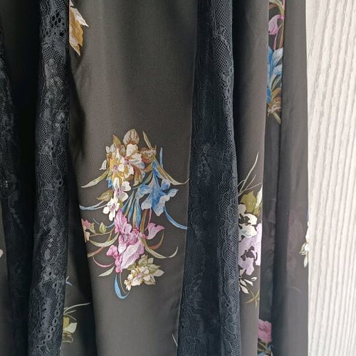 Asos Midi Occasional Dress like new, black with multicolor floral