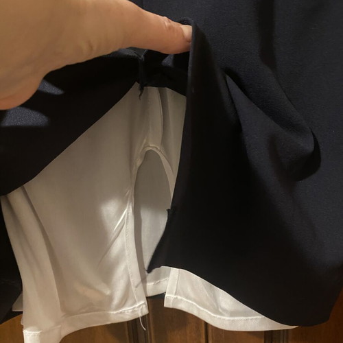Dress white and dark blue classic, like new, size L 40 12