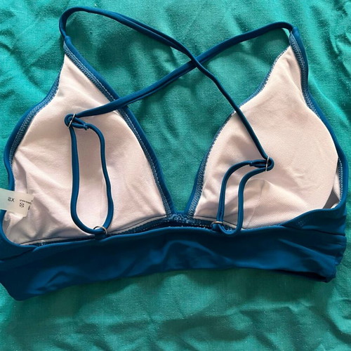 Shein dark blue swimsuit top XS new