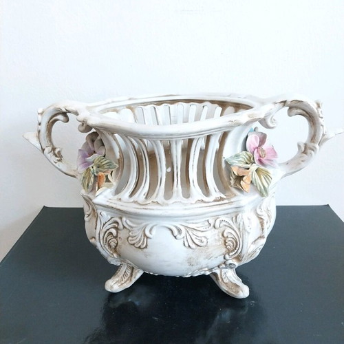 Faience planter like new, large size 33x45