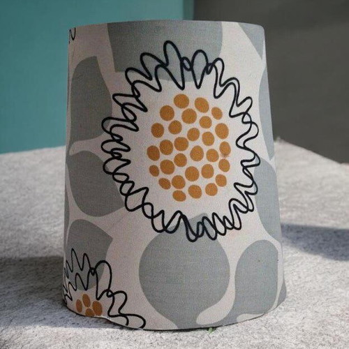 Fabric lampshade printed like new