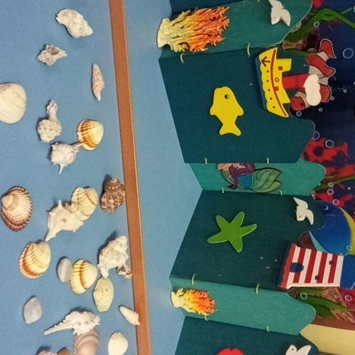 Sea decoration like new, all together