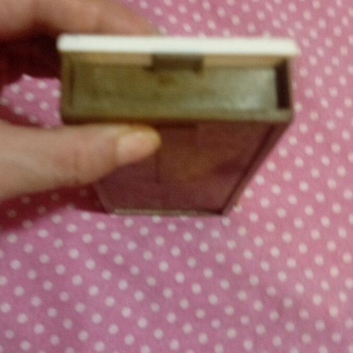 Thassos cigarette case used, vintage collectible 1980 with tile