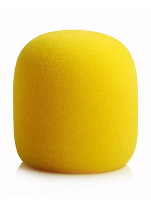 Microphone windscreen sponge yellow new