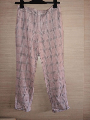 Zara women's pants like new, pink and gray, size S