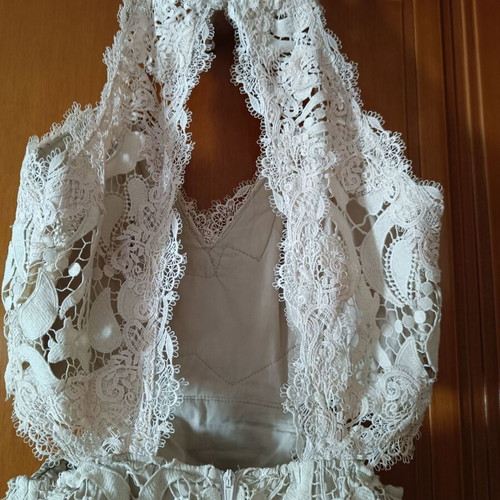 Zini couture beige dress like new, size 38