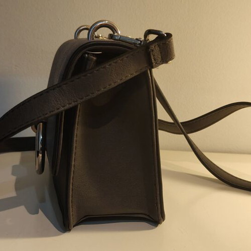 Carpisa shoulder bag new, gray blue with 2 straps