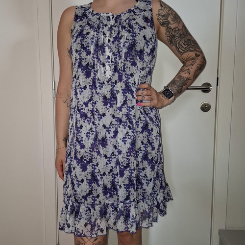 Mexx grey and blue dress size 40 like new