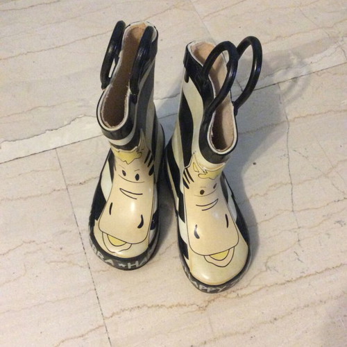 Boys' rain boots used, size 21