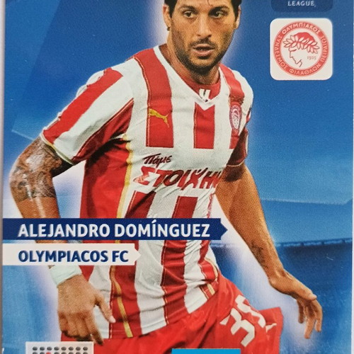 Chori Dominguez Olympiacos collectible card