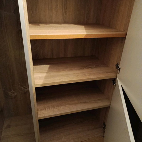 Oak furniture like new with display cabinet and storage space