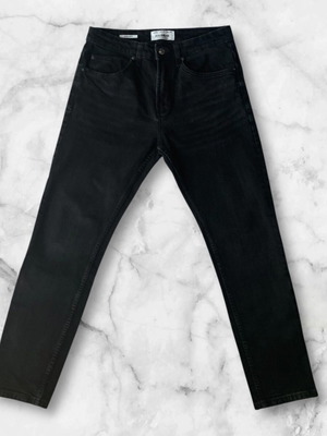 Pull & Bear Μαύρα Ίσια Τζιν Μεταχειρισμένα, Μέγεθος S