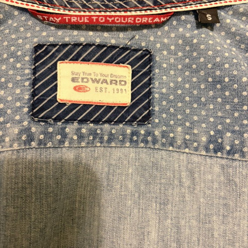Edward Jeans men's denim shirt, size S