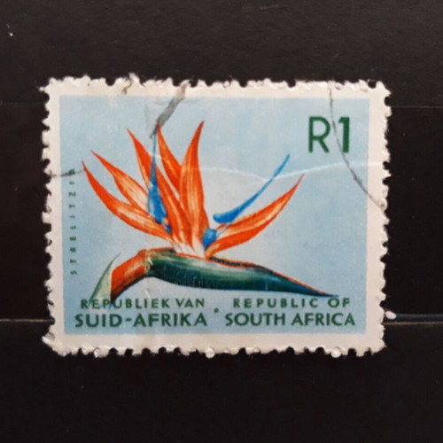 Γραμματόσημο South Africa 1964 Bird of Paradise μεταχειρισμένο