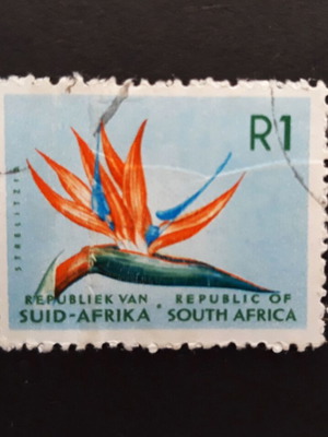 Γραμματόσημο South Africa 1964 Bird of Paradise μεταχειρισμένο