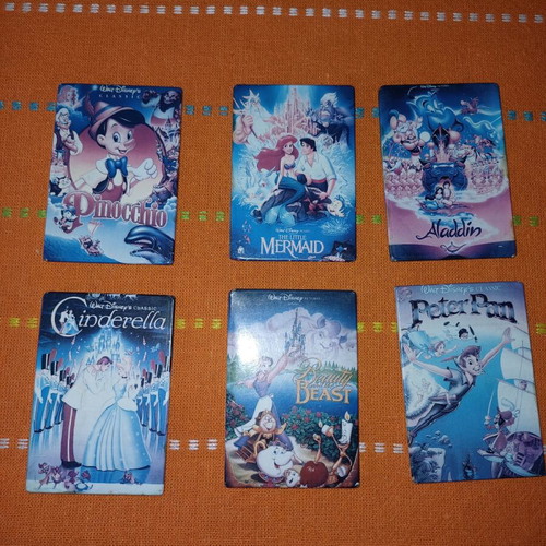 Disney fridge magnets used, set of 6 made in USA