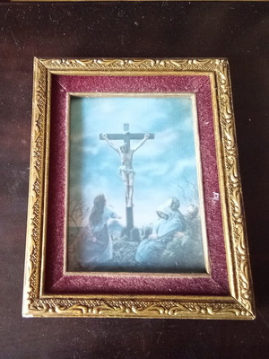 Holy image The Crucified in 3D dimension like new