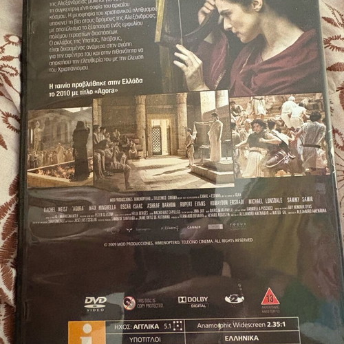 Agora DVD like new, historical with subtitles