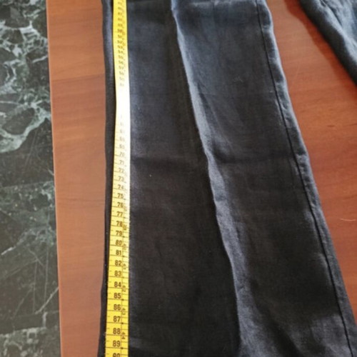 Zara linen pants small black like new