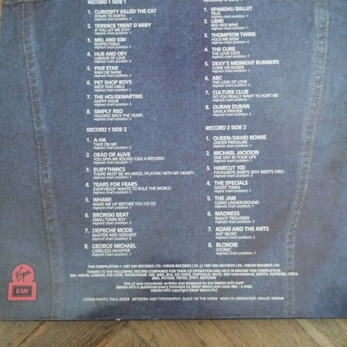 Now That's What I Call Music Smash Hits of the 80s 2LP used, pop