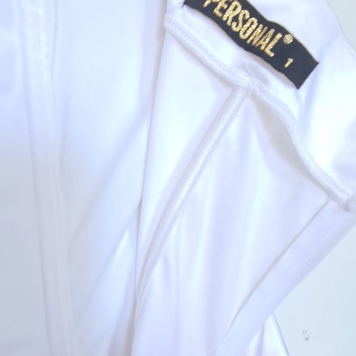 Strapless short dress white like new, size 1