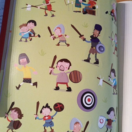 Knights and Castles Sticker Book new, activity book with 400 stickers