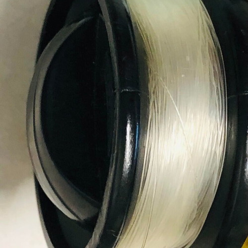 Transparent craft fishing line new, 10 meters, 0.4 mm thick