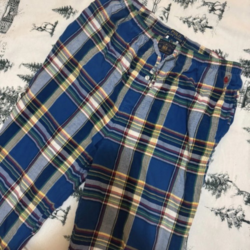 Ralph Lauren loungewear pants size L like new, colorful plaid