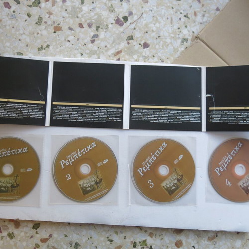 Megala Rebetika CD like new, 4CD, laiko