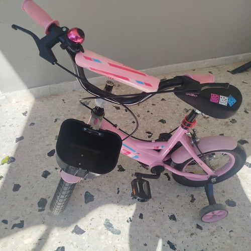Children's bike used, city type, pink