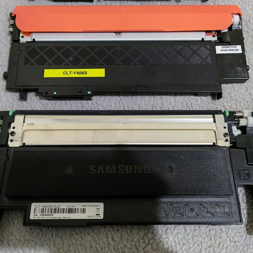 Samsung Toner Cartridges CLT-C406S, CLT-M406S, CLT-Y406S and CLT-K406S new and genuine