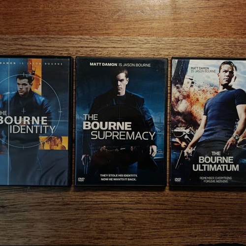 Bourne Trilogy DVD used with Greek subtitles