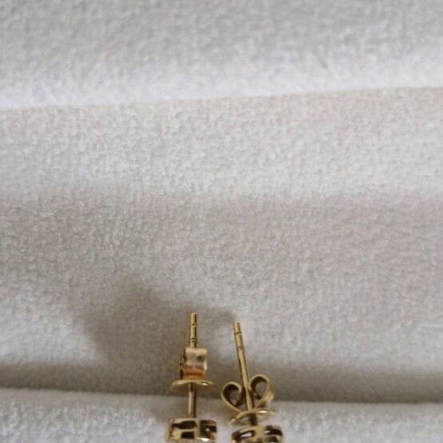 Anatol Diamond Covered Stud Earrings 18K Rose Gold like new