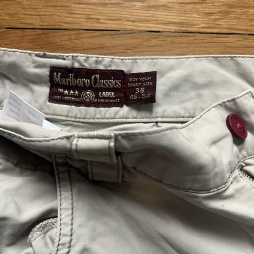 Marlboro Classics Cargo Bermuda shorts like new, beige, size M