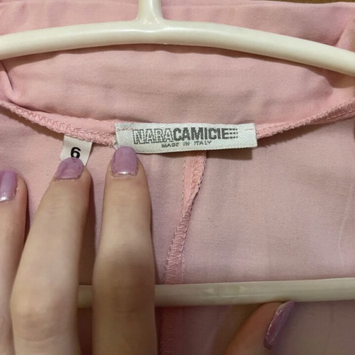Nara Camicie shirt size 6 pink like new