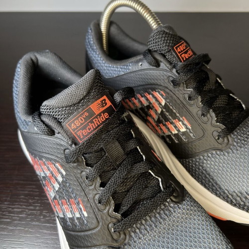 New Balance 480v6 running shoes, women's US 6.5, grey black orange