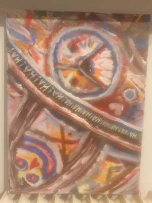 Painting new with acrylic paint