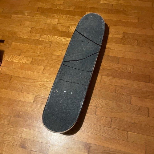 Skateboard professional used with Anuel deck, Independent trucks, Spitfire wheels
