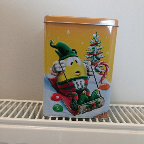 M&M's collectible box used