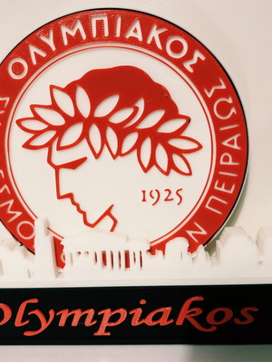 Fc Olympiakos logo collectible