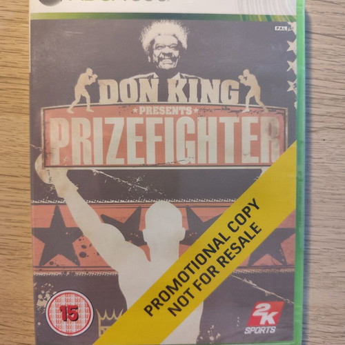 Don King Presents: Prizefighter Xbox 360 sealed promotional copy