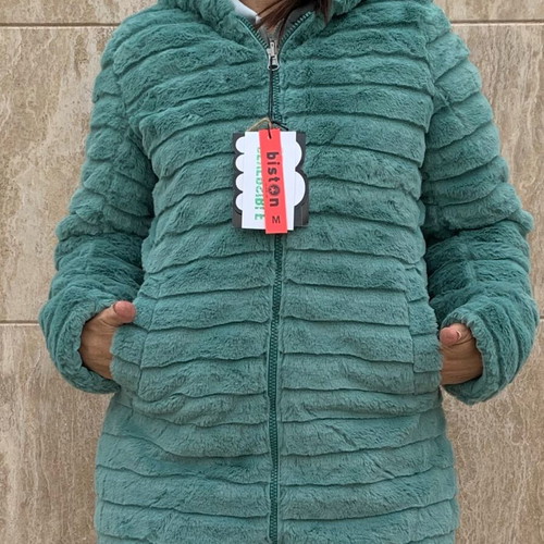 Biston jacket new, reversible, turquoise