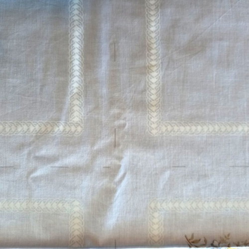 Cotton tablecloth white 235x148 cm with 12 napkins new