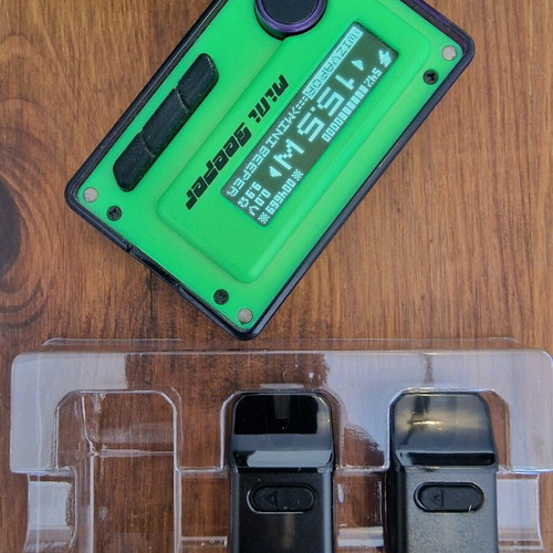 WizVapor Mini Beeper vape used with 2 new coils