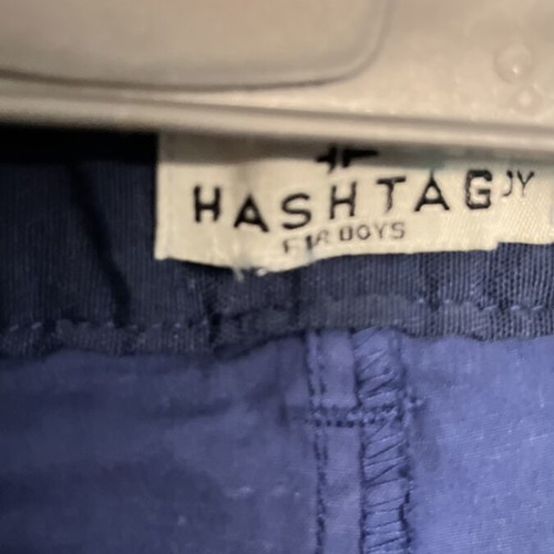 Hashtag shorts dark blue like new, size 7-8y