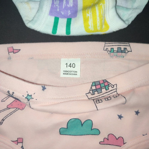 Children's underwear new, cotton, set of 15 pieces for ages 8-10
