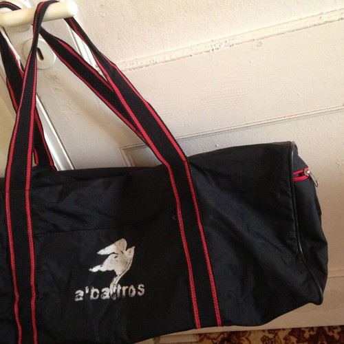 Vintage Albatros Travel Sack 65cm used with leatherette bottom