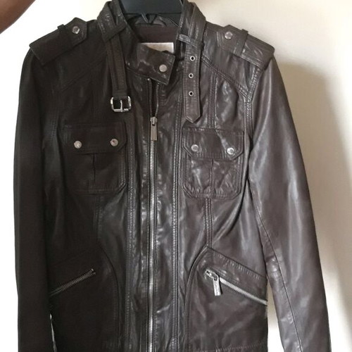 Michael Kors women's leather jacket like new, size S